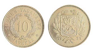 10 markkaa, 1929 (tyyppi 1928)